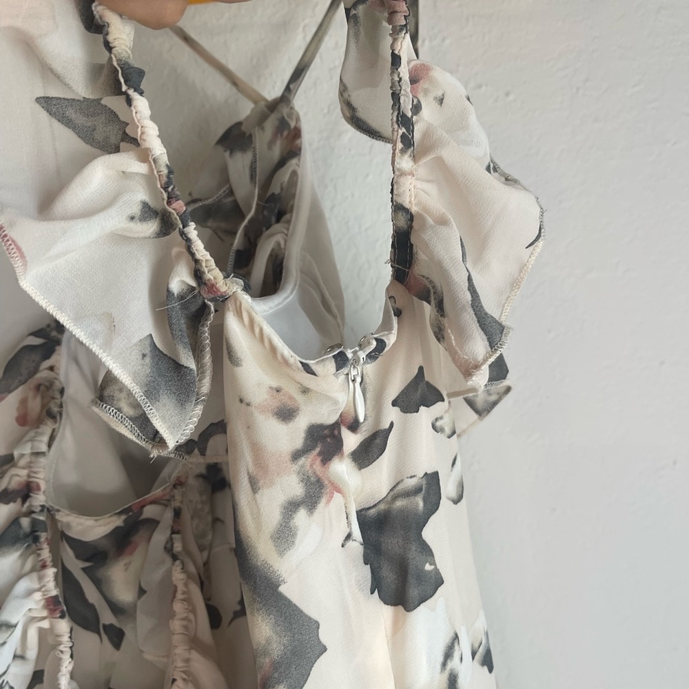Floral Ruffle Mini Dress - Picture 8 of 12